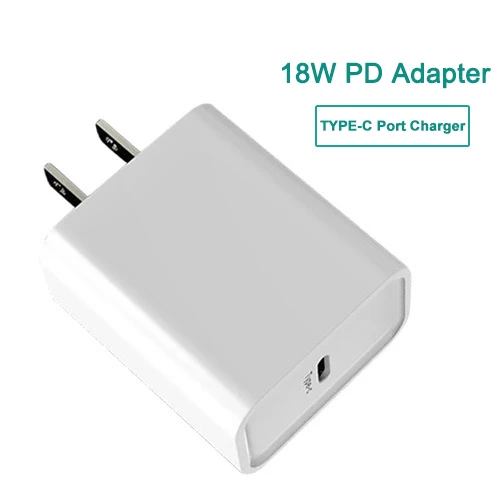 2021 18W PD USB-C Wall Charger Type-C fast Charging Original charger Quick Charge 4.0 3.0 USB Type C Wall Adapter for iPhone, White
2021 18W PD USB-C Wall Charger Type-C fast Charging Original charger Quick Charge 4.0 3.0 USB Type C Wall Adapter for iPhone, White