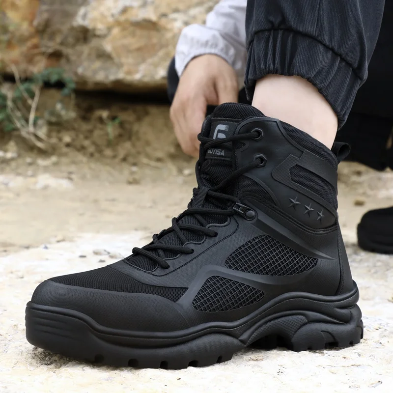 GUYISA New safety boots non-slip wear-resistant rubber bottom steel toe safety boots
GUYISA New safety boots non-slip wear-resistant rubber bottom steel toe safety boots