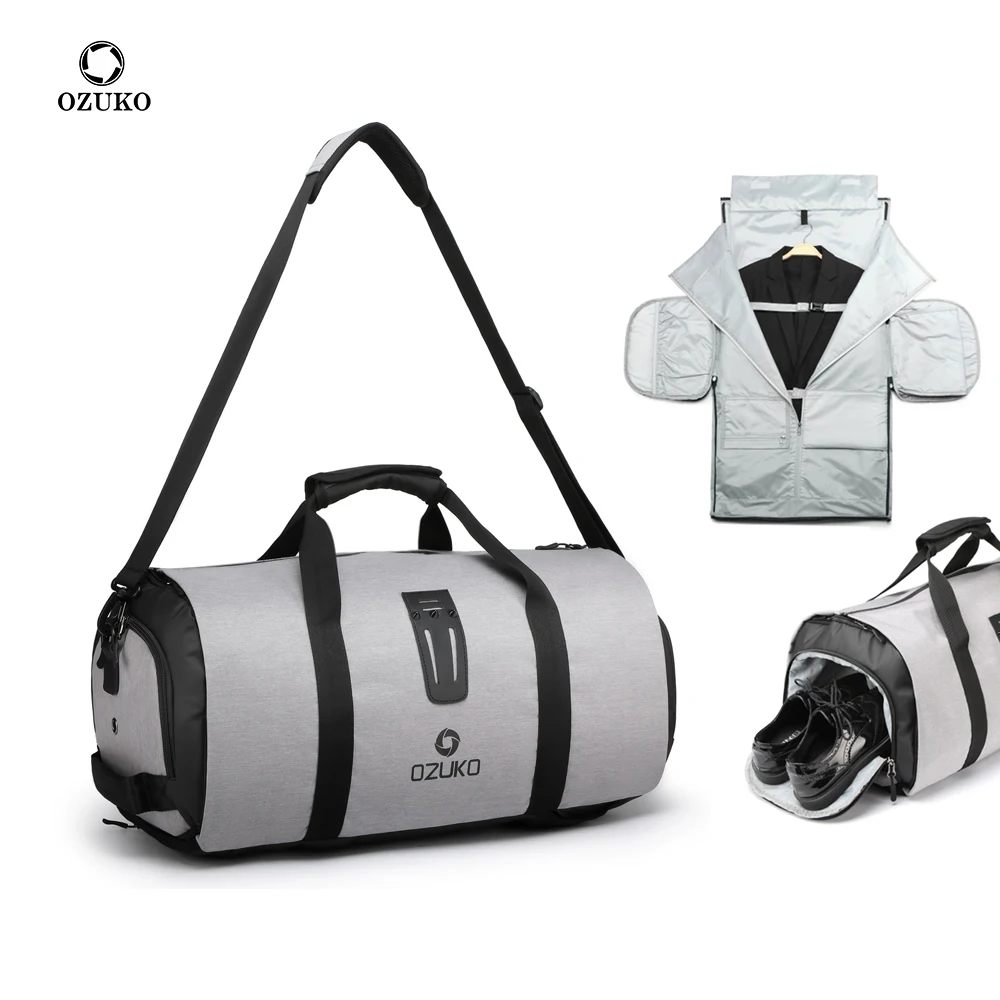 2023 New Foldable Custom Luggage Bags Duffle Sports Gym Waterproof Backpack Men Suit Travel Bag with shoes compartment
2023 New Foldable Custom Luggage Bags Duffle Sports Gym Waterproof Backpack Men Suit Travel Bag with shoes compartment