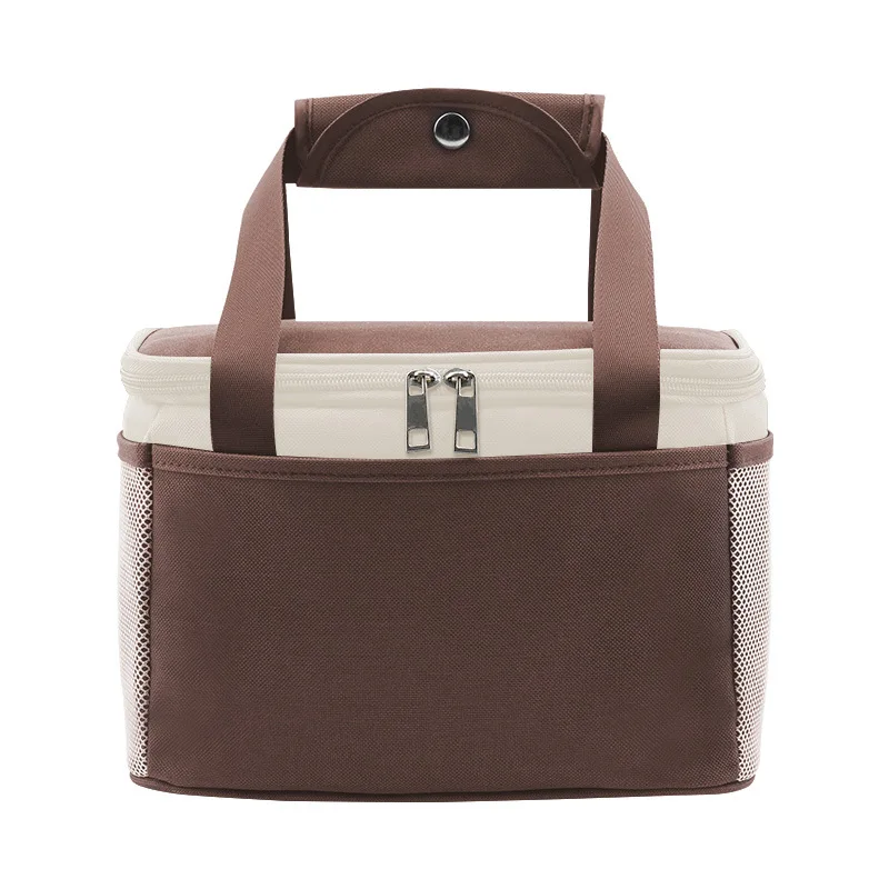 Wholesale Big Brown Color Large Capacity Portable Women Aluminum foil Lunch Cooler Box Bag for Adult
Wholesale Big Brown Color Large Capacity Portable Women Aluminum foil Lunch Cooler Box Bag for Adult