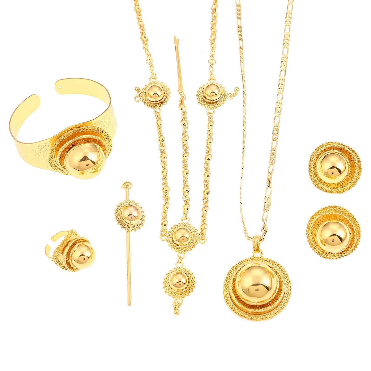 Ethiopian Traditional Fashion Gold Color Hair African Ethiopia Women Weddings Jewelry Set Gift
Ethiopian Traditional Fashion Gold Color Hair African Ethiopia Women Weddings Jewelry Set Gift