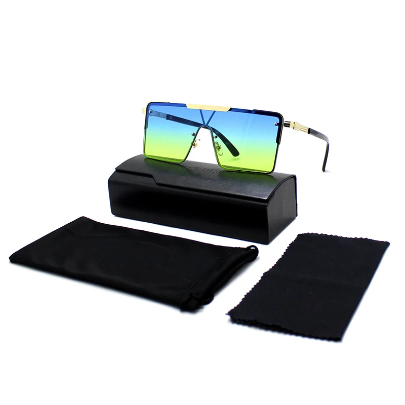 Fashion Custom One Piece Shading Luxury Designer Brand Woman Large Frame One Piece Big Square Oversized Sunglasses, 6 colors
Fashion Custom One Piece Shading Luxury Designer Brand Woman Large Frame One Piece Big Square Oversized Sunglasses, 6 colors