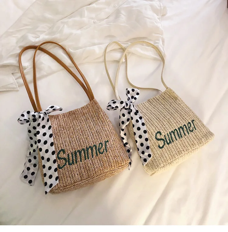 2021 summer latest Silk scarf straw bucket bag fashion weave bag korean women handbags ladies shoulder, Customized color
2021 summer latest Silk scarf straw bucket bag fashion weave bag korean women handbags ladies shoulder, Customized color
