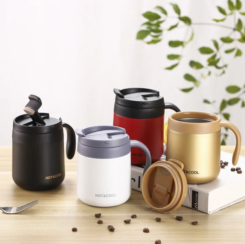 Wholesale Stainless Steel Double Wall Vacuum Cup Thermo Mug Insulated Coffee Mug with Handle
Wholesale Stainless Steel Double Wall Vacuum Cup Thermo Mug Insulated Coffee Mug with Handle