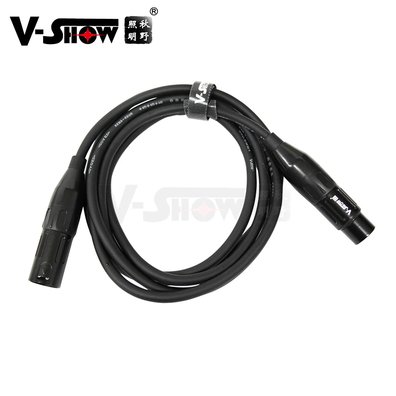 V-Show 6.5ft Flexible DMX Cable Gold-Plated 3 Pin Signal XLR Male to Female DMX Cable Wire Best for DJ Stage Lighting Moving He
V-Show 6.5ft Flexible DMX Cable Gold-Plated 3 Pin Signal XLR Male to Female DMX Cable Wire Best for DJ Stage Lighting Moving He
