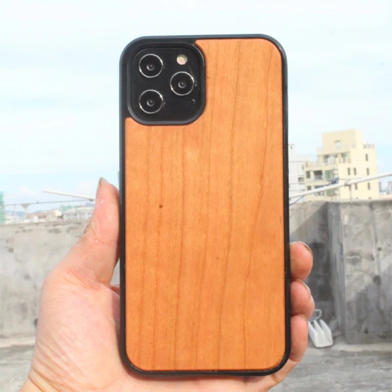 America Real Cherry Wood Cases High Quality Wooden Bamboo Smartphone TPU Cover Anti-knock Back Shell For Iphone 12 pro max 11XS
America Real Cherry Wood Cases High Quality Wooden Bamboo Smartphone TPU Cover Anti-knock Back Shell For Iphone 12 pro max 11XS
