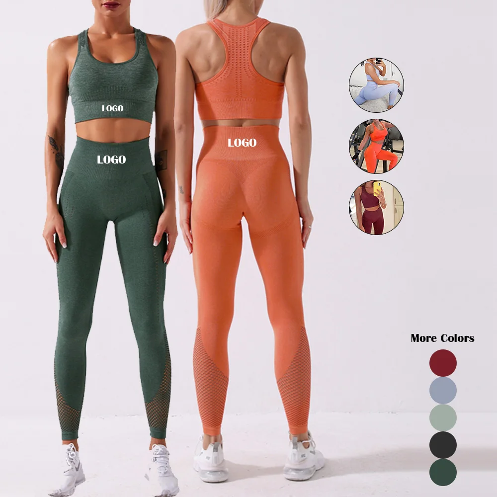 Custom Logo High Waist Seamless Women Scrunch Butt Yoga Sets Two Piece Workout Set
Custom Logo High Waist Seamless Women Scrunch Butt Yoga Sets Two Piece Workout Set