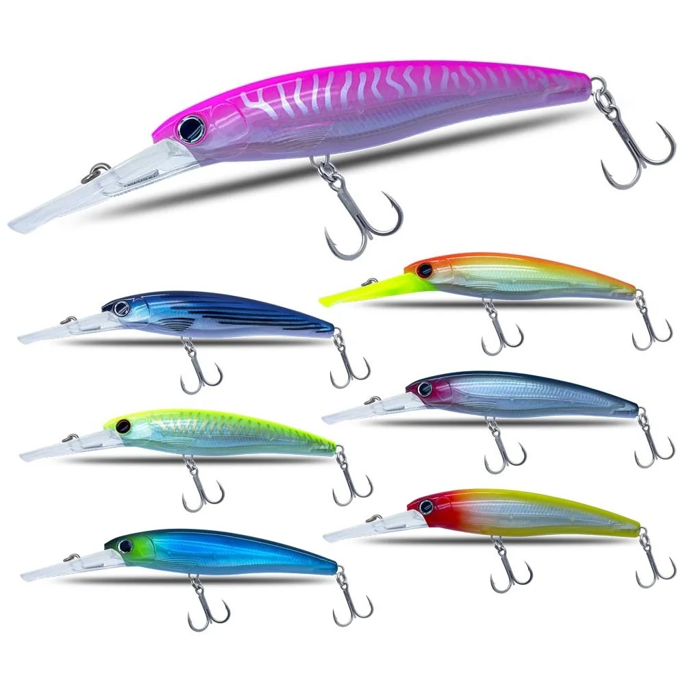 Jetshark 7 Colors 140/160/180mm 50/75/98g Fishing Gear Artificial Slow Sinking Bait Big Minnow Fishing Lure
Jetshark 7 Colors 140/160/180mm 50/75/98g Fishing Gear Artificial Slow Sinking Bait Big Minnow Fishing Lure