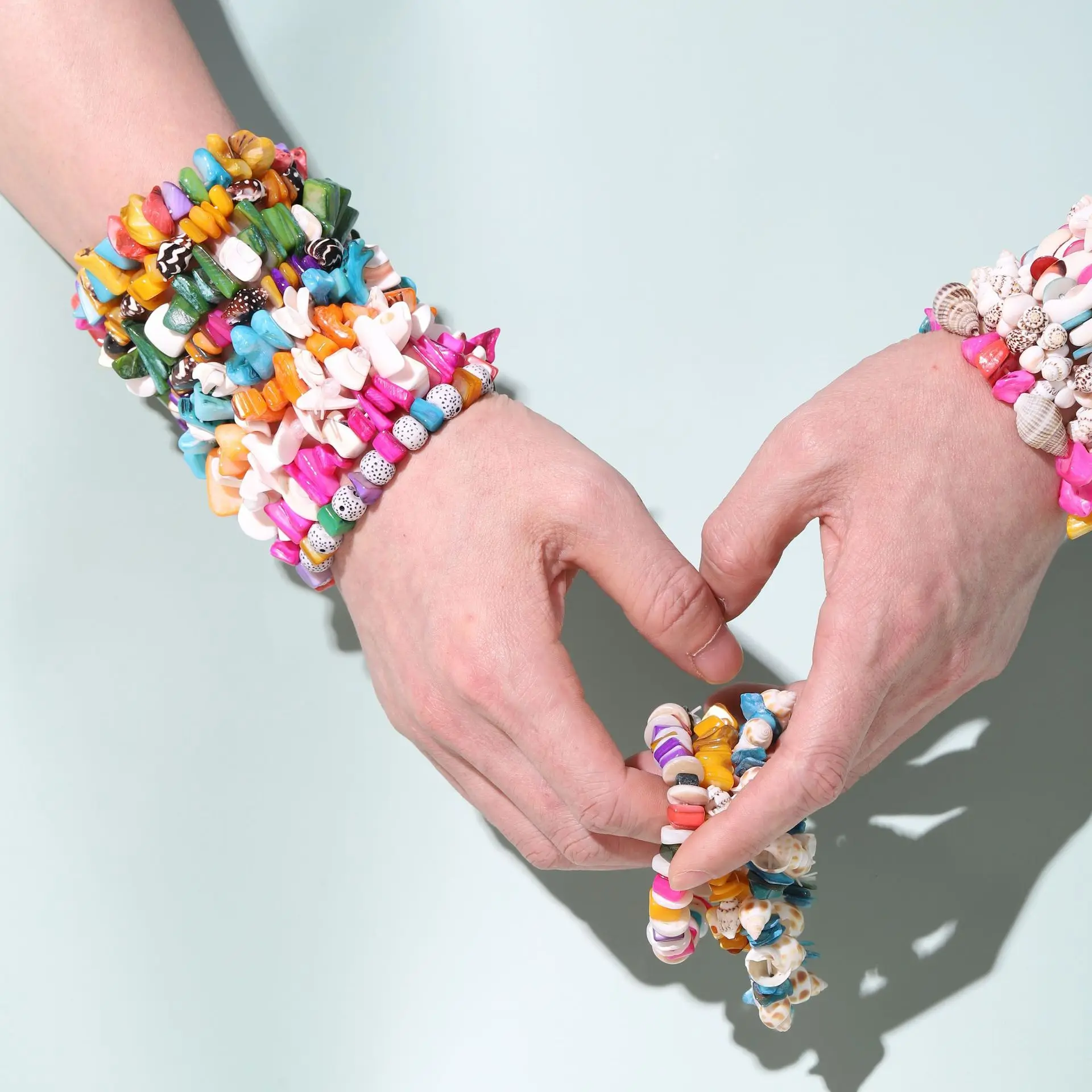 Broken Shell Bracelet Trendy Natural Stone Jewelry Bohemian Style Irregular Color Gravel Bracelet, Multi
Broken Shell Bracelet Trendy Natural Stone Jewelry Bohemian Style Irregular Color Gravel Bracelet, Multi