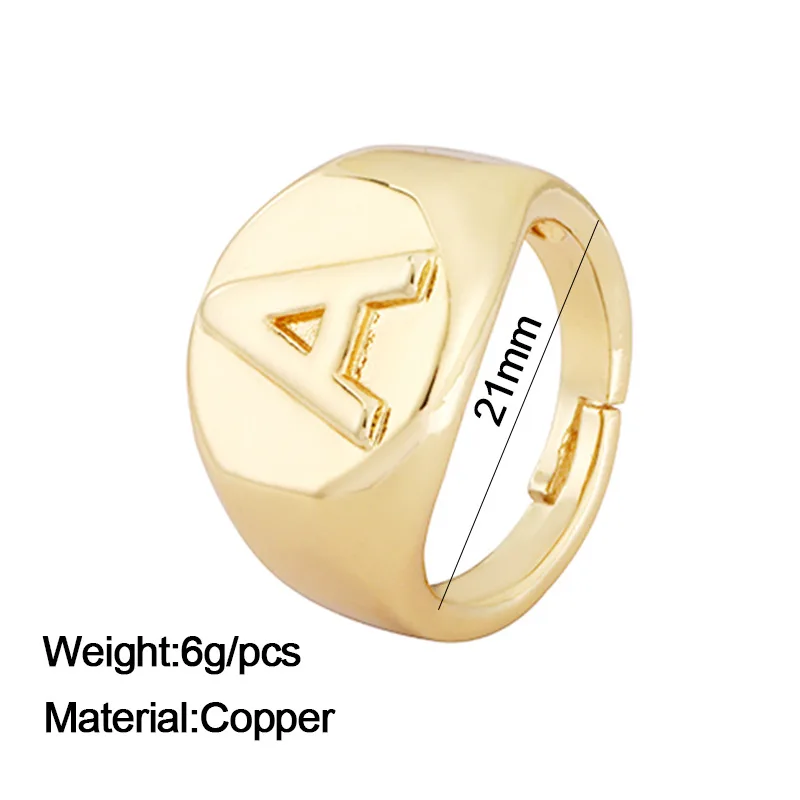 Vintage Jewelry Real Gold Plated Geometric Letter Open Ring Adjustable English Alphabet Open Finger Ring For Women
Vintage Jewelry Real Gold Plated Geometric Letter Open Ring Adjustable English Alphabet Open Finger Ring For Women