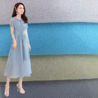 Polyester chiffon bead women's clothing supple comfortable fabric dress t-shirt cloth 75D pearl chiffon