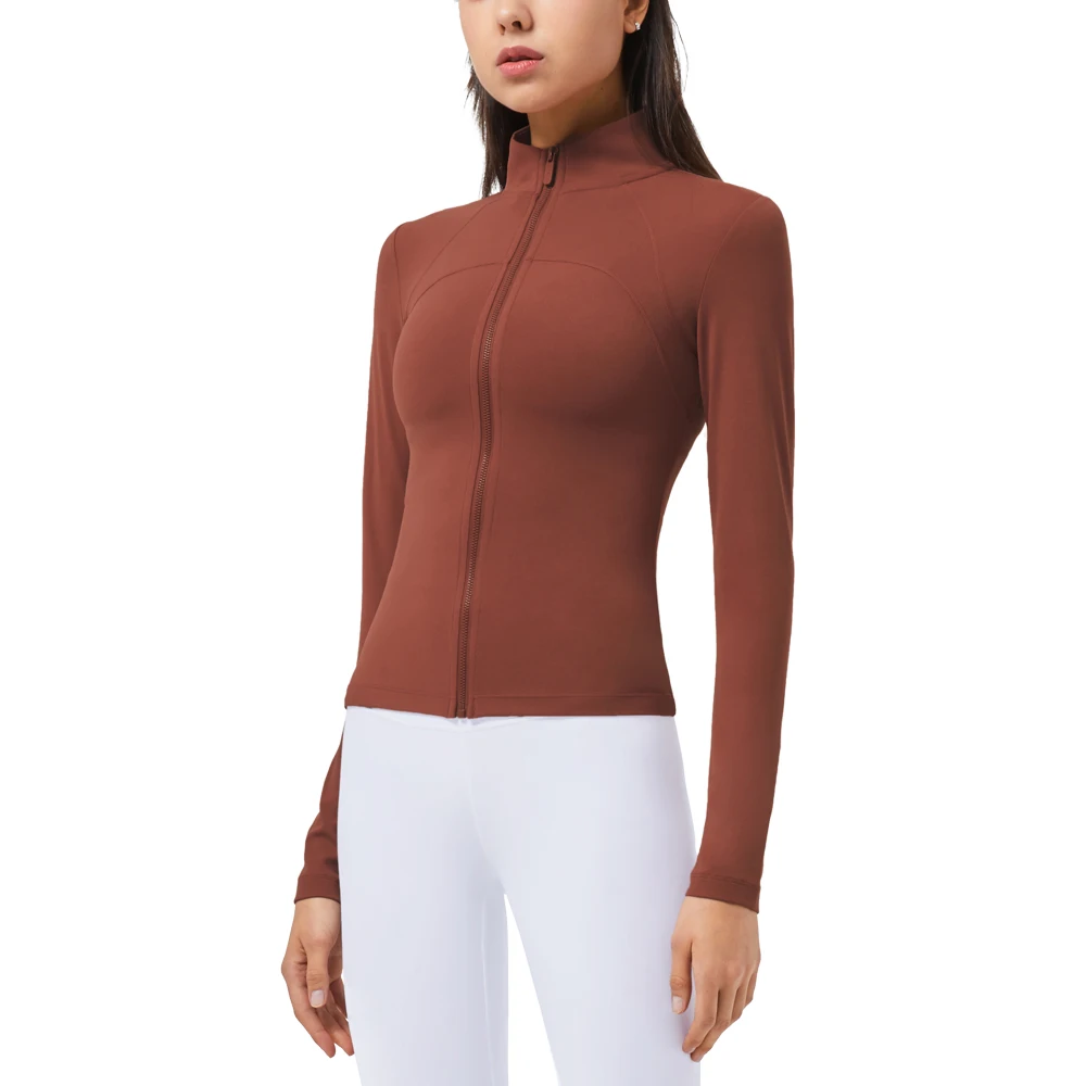 Autumn and winter training jogging suit ladies yoga fitness long-sleeved jacket sports top logo wholesale women running clothes, Accept custom made color
Autumn and winter training jogging suit ladies yoga fitness long-sleeved jacket sports top logo wholesale women running clothes, Accept custom made color
