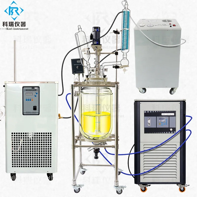 SF-200l    200L Jacketed Glass Reactor price