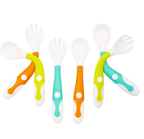 Baby Utensils Spoons with Travel Safe Case Toddler Babies Children Feeding Training Spoon Easy Grip Heat-Resistant
Baby Utensils Spoons with Travel Safe Case Toddler Babies Children Feeding Training Spoon Easy Grip Heat-Resistant