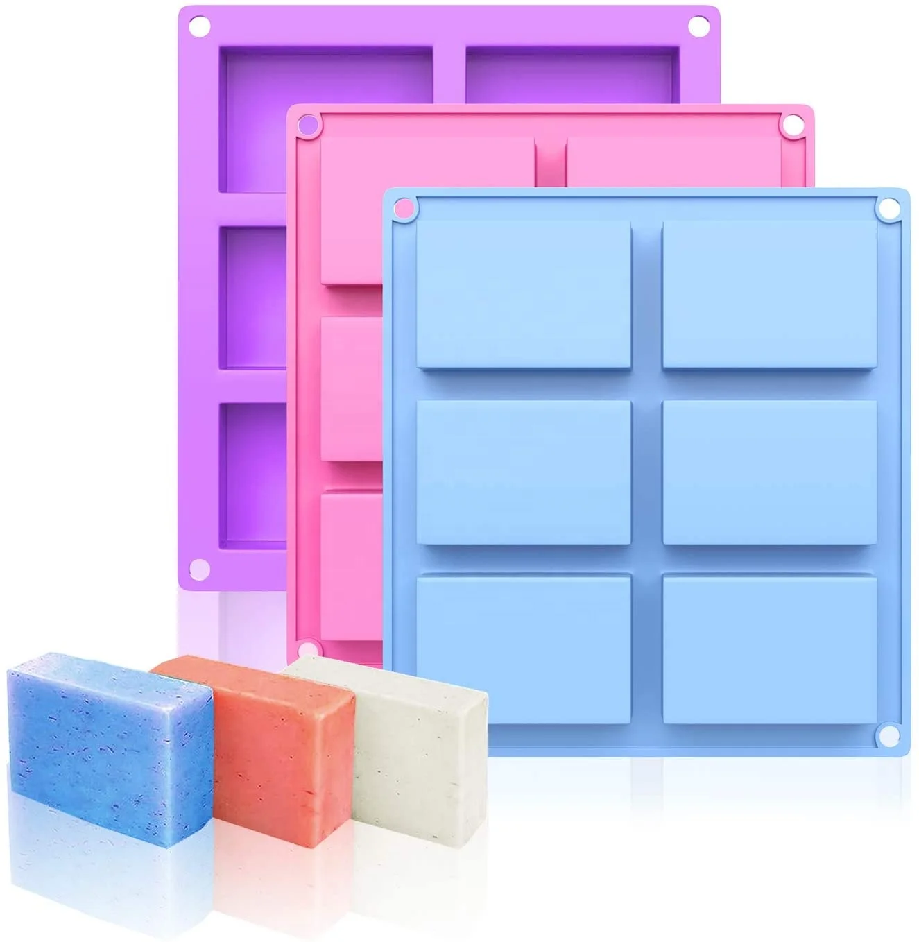 Manufactory Wholesale silicone silicon mold soap molds for 100% safety, As picture or as your request for silicone soap molds
Manufactory Wholesale silicone silicon mold soap molds for 100% safety, As picture or as your request for silicone soap molds