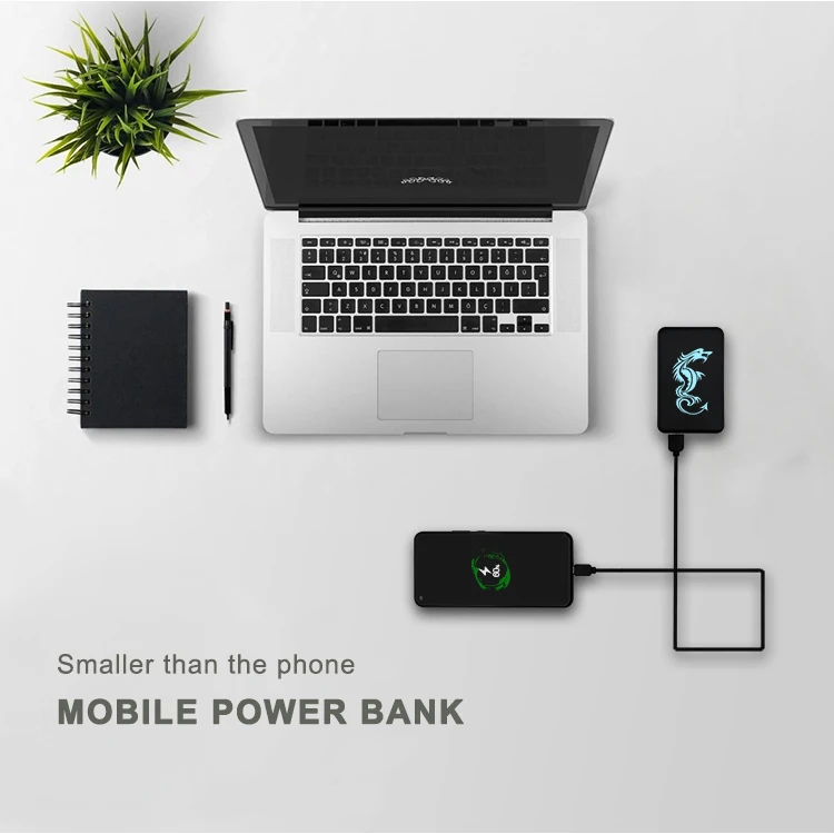 Potable Power Bank 5000Mah Ultra Slim Mini 18.5W Micro USB & Type C Charging Power Bank, Black/white
Potable Power Bank 5000Mah Ultra Slim Mini 18.5W Micro USB & Type C Charging Power Bank, Black/white