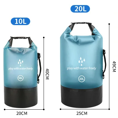 Transparent Outdoor Sports Bag Custom Logo Waterproof Bag for Beach Hiking Backpack PVC Dry Bag, Multiple
Transparent Outdoor Sports Bag Custom Logo Waterproof Bag for Beach Hiking Backpack PVC Dry Bag, Multiple