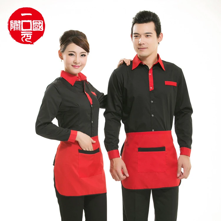 Polyester cotton Korean striped apron 
Polyester cotton Korean striped apron