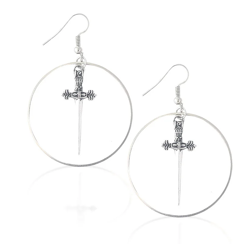 Silver Earrings Metal Earrings Dark Witch Pendant Anime Hot Selling Earrings China Jewelry Supplier
Silver Earrings Metal Earrings Dark Witch Pendant Anime Hot Selling Earrings China Jewelry Supplier