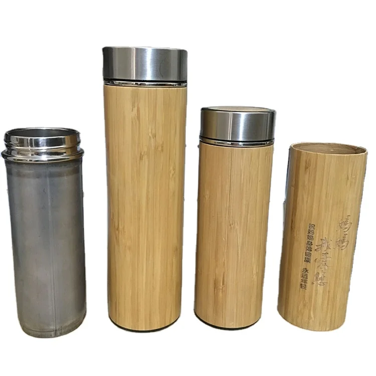 MIKENDA Custom Logo Factory Bamboo Lid Bamboo Drinking Water Bottle with tea infuser
MIKENDA Custom Logo Factory Bamboo Lid Bamboo Drinking Water Bottle with tea infuser