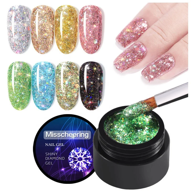 Nail UV gel Glitter Crystal Diamond Extender Painless Flashing for Nails Art DIY Decoration Polish Glue, Gold and silver
Nail UV gel Glitter Crystal Diamond Extender Painless Flashing for Nails Art DIY Decoration Polish Glue, Gold and silver