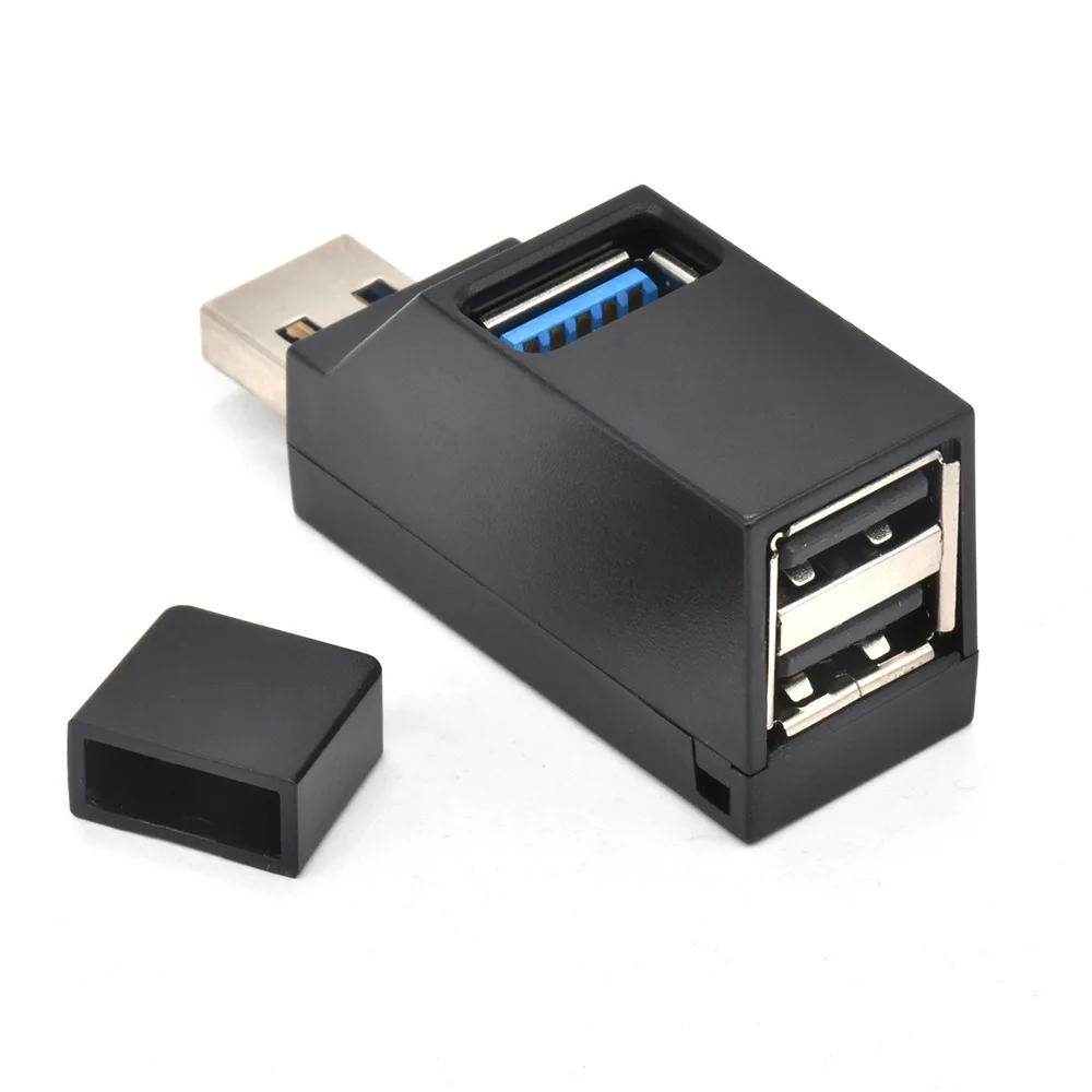 Tiny Portable USB to 3 Port USB 2.0 Splitter Plug-in USB HUB Extension Charging Port Splitter High Speed Adapter Splitter
Tiny Portable USB to 3 Port USB 2.0 Splitter Plug-in USB HUB Extension Charging Port Splitter High Speed Adapter Splitter