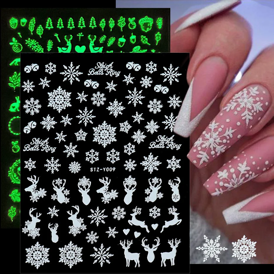 1 Pc Luminous Effect 3D Snowflake Christmas Nail Design Nail Art Shinning Nail Art Sticker Decoration
1 Pc Luminous Effect 3D Snowflake Christmas Nail Design Nail Art Shinning Nail Art Sticker Decoration