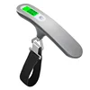 free sample stainless steel travel digital luggage weigher 50kg/10g electronic luggage weighing scale logo print