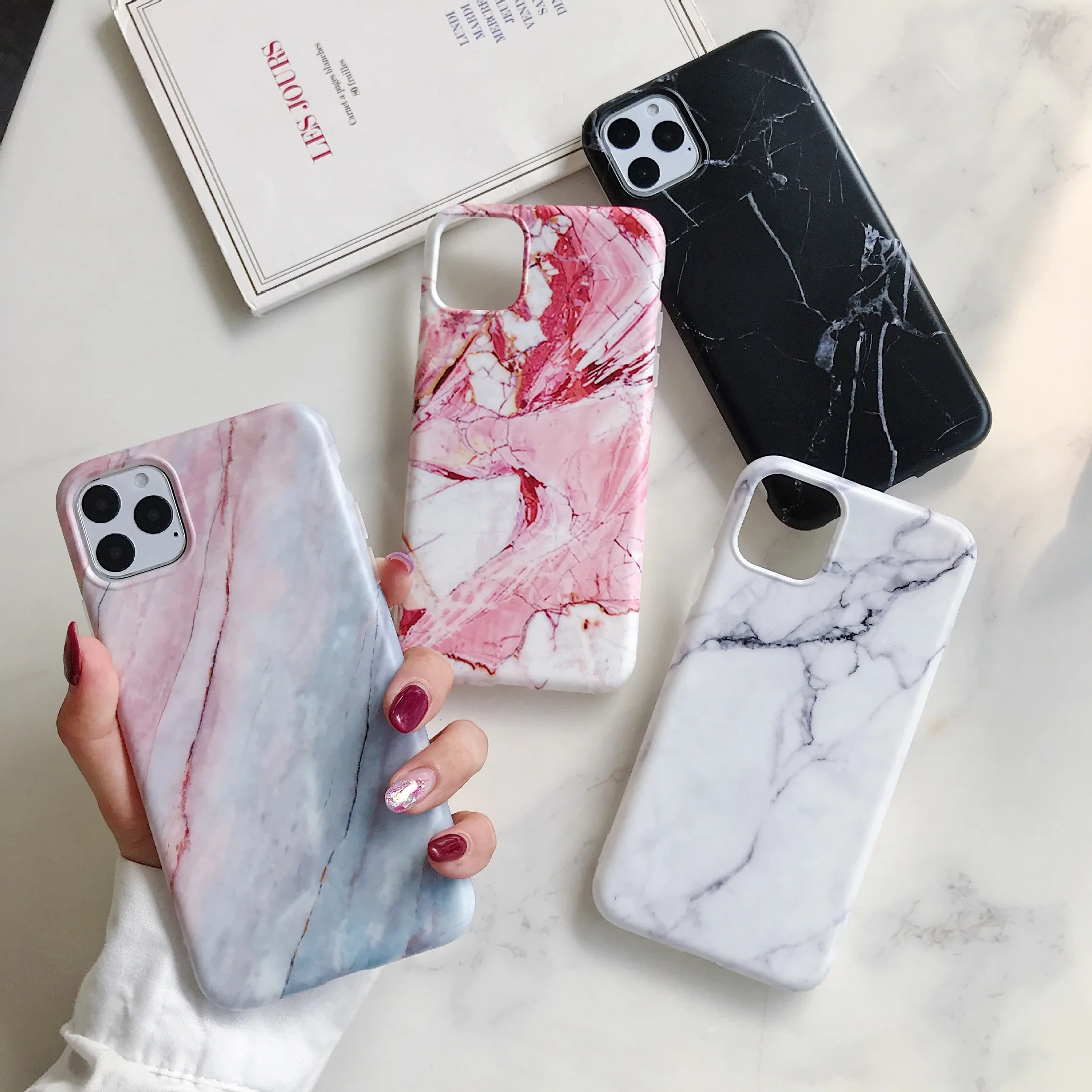 2020 ultra slim matte tpu marble texture frosted silicone mobile phone case for iPhone case X XS XR 11 12 Pro Max, 5 colors
2020 ultra slim matte tpu marble texture frosted silicone mobile phone case for iPhone case X XS XR 11 12 Pro Max, 5 colors