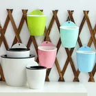garden round Automatic water-absorbing hanging flower planter plant pot wall plastic pots