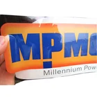 Adhesive strong stick semi transparent vinyl PVC label sticker