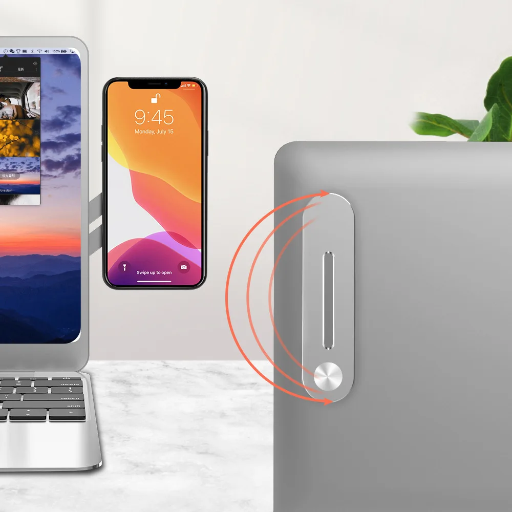 Magnetic Laptop Side Mount Clip CellPhone Holder Universal Computer Expansion Bracket Magnetic Suction Mobile Phone Holder
Magnetic Laptop Side Mount Clip CellPhone Holder Universal Computer Expansion Bracket Magnetic Suction Mobile Phone Holder