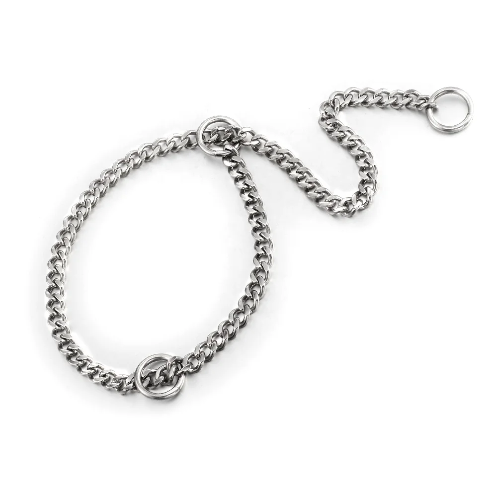 OUMI Wholesale Silver Plated Stainless Steel Dog Training Chain Pet Collar Cuban Link Chains for Dog 
OUMI Wholesale Silver Plated Stainless Steel Dog Training Chain Pet Collar Cuban Link Chains for Dog