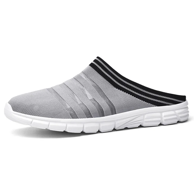Hot new style casual breathable fish silk men's and women's semi-slippers lightweight indoor home shoes
Hot new style casual breathable fish silk men's and women's semi-slippers lightweight indoor home shoes