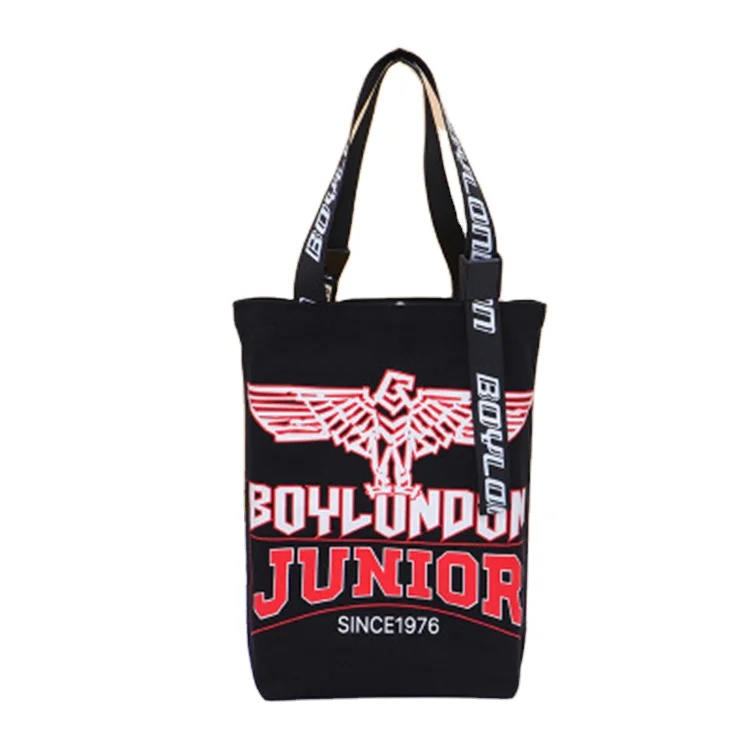 Wholesale Custom Printing Logo Fashion Foldable Black Shopping Recyclable Cotton Canvas Tote Bag
Wholesale Custom Printing Logo Fashion Foldable Black Shopping Recyclable Cotton Canvas Tote Bag