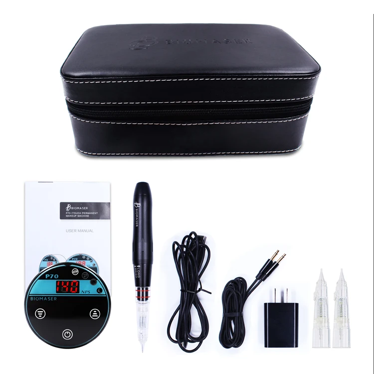 CNC Aluminum Protable P70 Low noise Permanent Makeup Biomaser Eyebrow Eyeline Lip Machine, Black
CNC Aluminum Protable P70 Low noise Permanent Makeup Biomaser Eyebrow Eyeline Lip Machine, Black