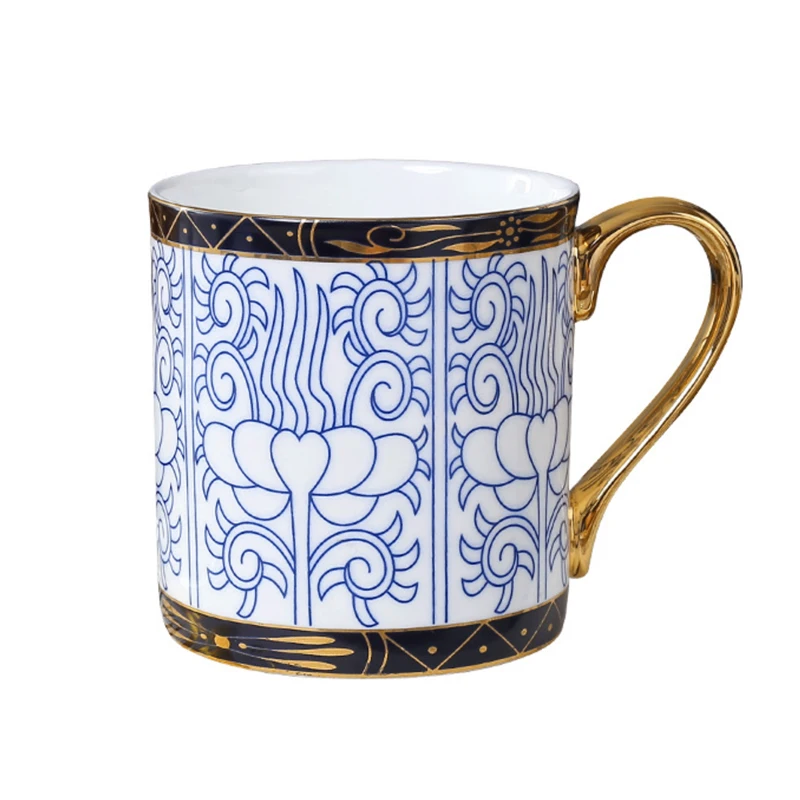 Wholesale 400ml Luxury High Temperature Office Ceramic Mug With Gold Handle, Colored
Wholesale 400ml Luxury High Temperature Office Ceramic Mug With Gold Handle, Colored