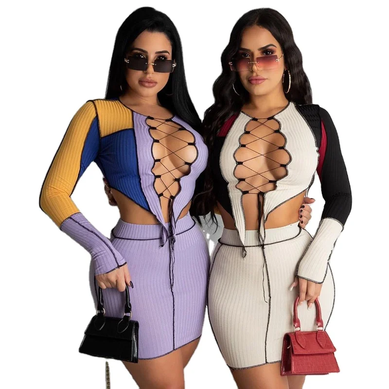 2021 New arrivals spring two piece skirt set women short dresses women spring casual dresses
2021 New arrivals spring two piece skirt set women short dresses women spring casual dresses