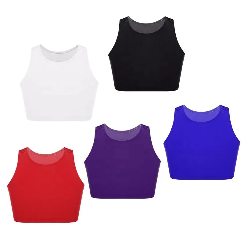 Kids Girls Solid Color Sleeveless Basic Ballet Dance Stage Performance Dance Crop Top
Kids Girls Solid Color Sleeveless Basic Ballet Dance Stage Performance Dance Crop Top