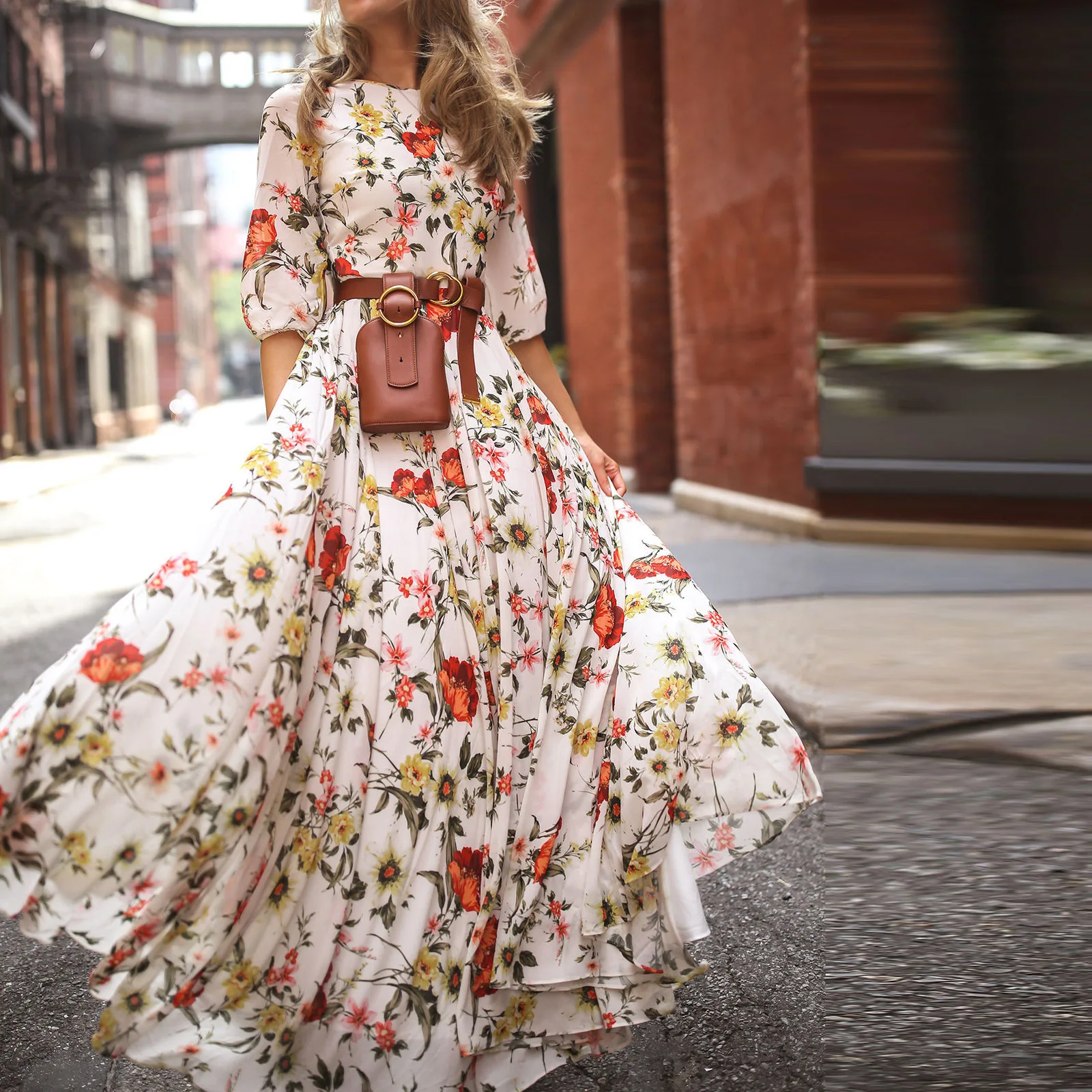 2021 Wholesale European American Women's Summer Bohemian Clothing Round Collar Dress Elegant Womens Dresses
2021 Wholesale European American Women's Summer Bohemian Clothing Round Collar Dress Elegant Womens Dresses
