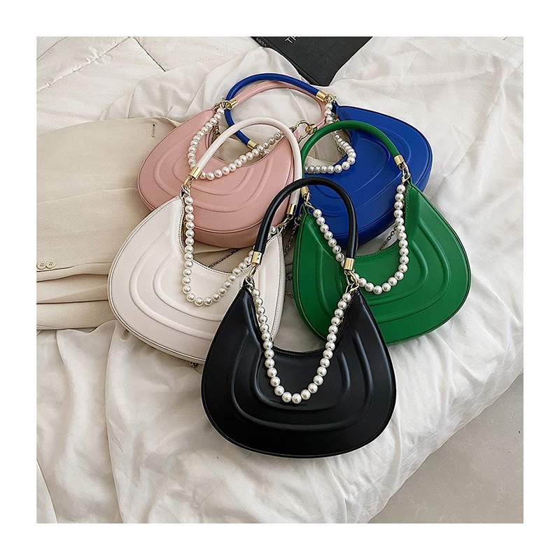 Summer Brand Pear Beading Chain Shoulder Bags Half Moon Designer Fashion Ladies Crossbody Bags PU Leather Handbags and Purses
Summer Brand Pear Beading Chain Shoulder Bags Half Moon Designer Fashion Ladies Crossbody Bags PU Leather Handbags and Purses