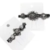wholesale price decorative elegant new design 2019 fashion Korea ancient crystal pearl hairgrip hair clips for girls