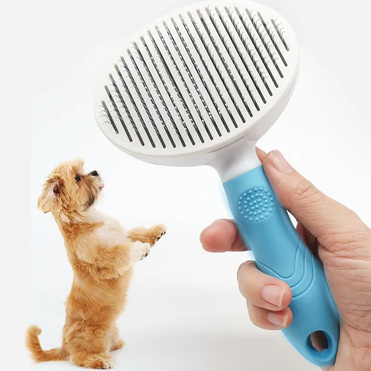 Hot Selling Multifunctional Automatic Hair Removal Massage Round Head Thick Needle Pet Floating Hair Comb
Hot Selling Multifunctional Automatic Hair Removal Massage Round Head Thick Needle Pet Floating Hair Comb
