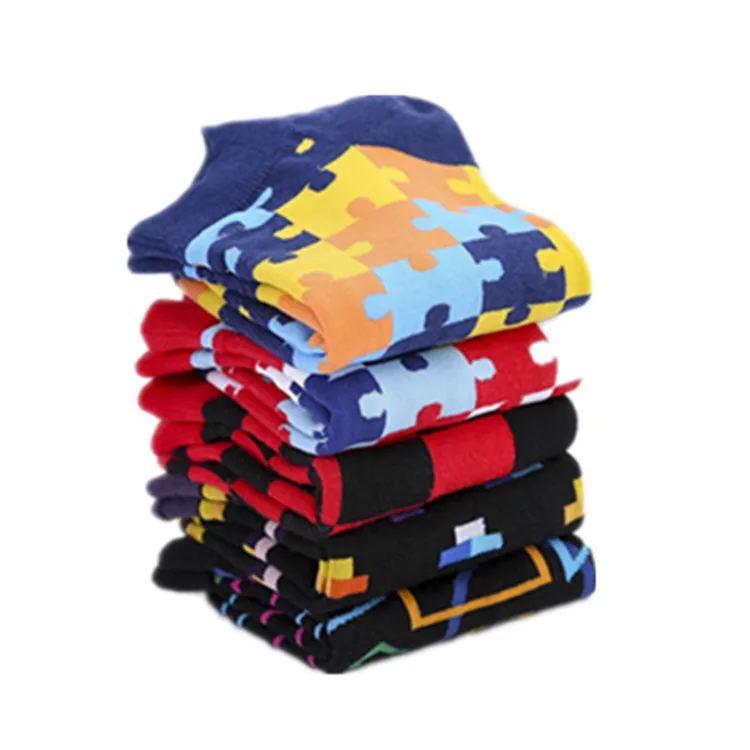 XIANGHUI Custom Fashion Funny Pattern Men Colorful Dress crew men socks cotton cartoon funny happy socks for men, Pantone color
XIANGHUI Custom Fashion Funny Pattern Men Colorful Dress crew men socks cotton cartoon funny happy socks for men, Pantone color