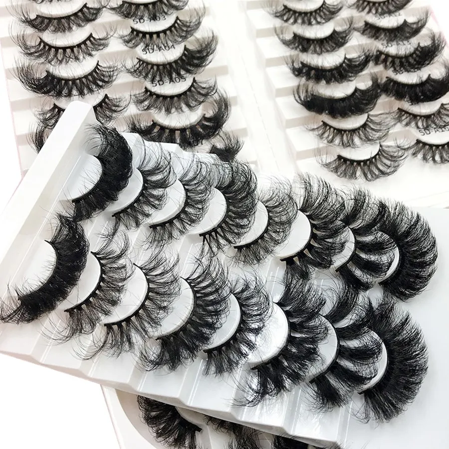 wholesale hot selling fluffy dramatic 8 pairs faux mink eyelashes messy 5d 25mm fake eyelashes
wholesale hot selling fluffy dramatic 8 pairs faux mink eyelashes messy 5d 25mm fake eyelashes