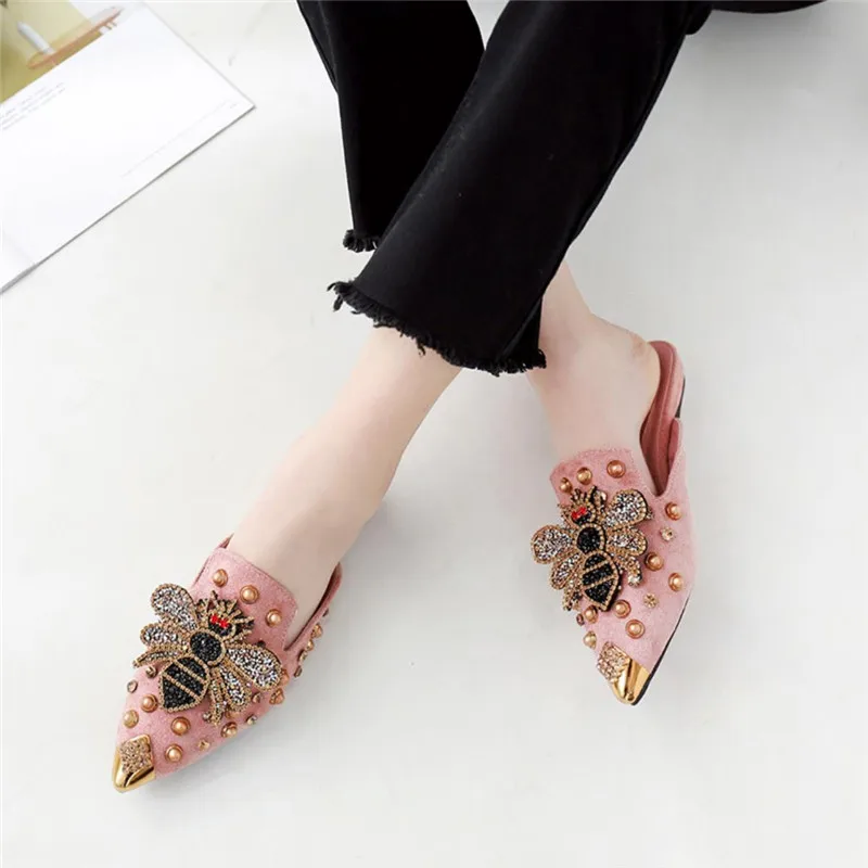 New rhinestone sandals women's pointed 35-40 plussize fashion women's shoes, Black, pink
New rhinestone sandals women's pointed 35-40 plussize fashion women's shoes, Black, pink