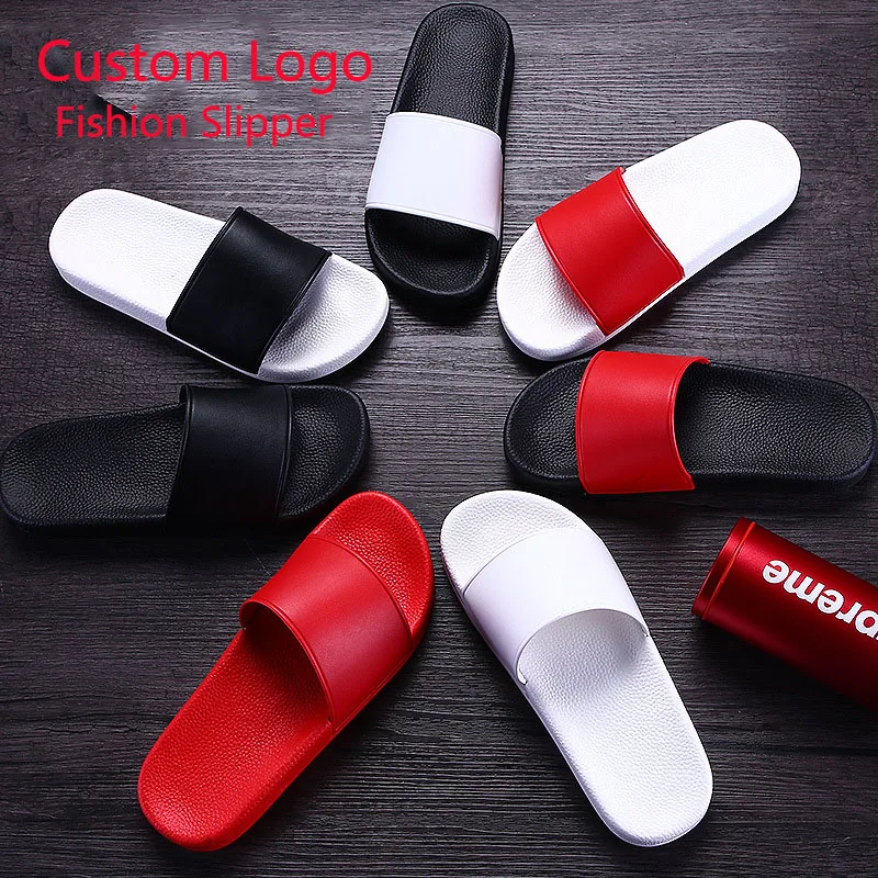 Factory custom printed LOGO gym fashion trendy brand Korean men women indoor and outdoor home slippers, Customized color
Factory custom printed LOGO gym fashion trendy brand Korean men women indoor and outdoor home slippers, Customized color