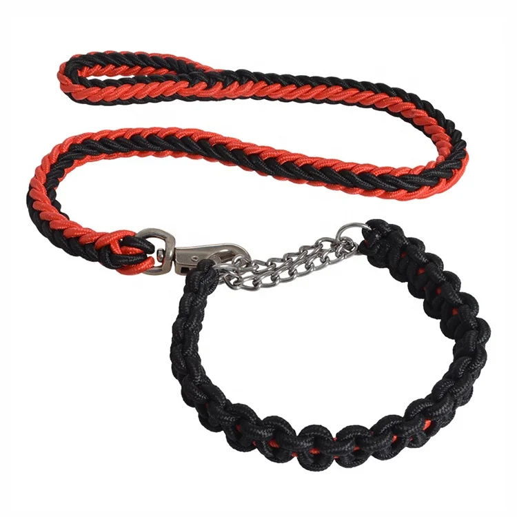Wholesale Stylish Adjustable Custom Pet Products Paracord Nylon Rope Training Matching Attached Dogs Collars And Leashes Set
Wholesale Stylish Adjustable Custom Pet Products Paracord Nylon Rope Training Matching Attached Dogs Collars And Leashes Set
