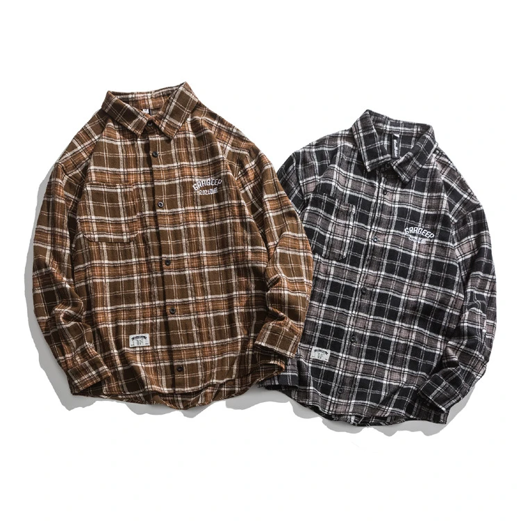 2021 New men fashion shirt Loose Casual plaid shirt men Print new Style high quality shirt men
2021 New men fashion shirt Loose Casual plaid shirt men Print new Style high quality shirt men