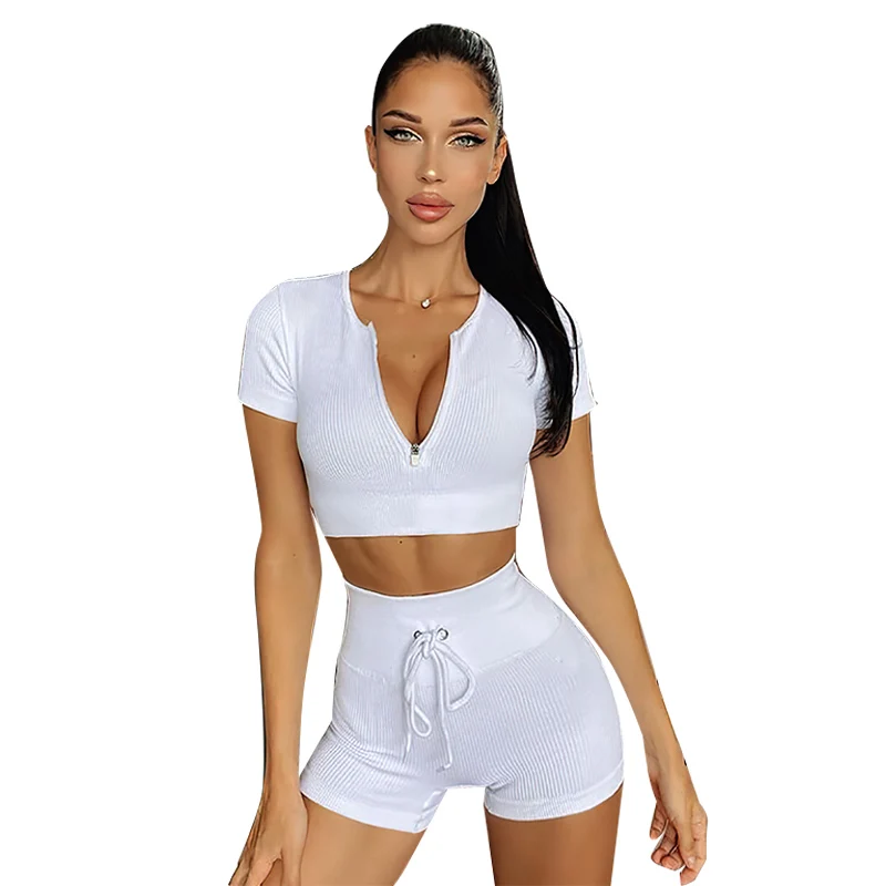 Hot new Drawstring Tracksuit Crop Top And Elastic Bike Shorts Sport Wear Matching Sets Casual Outfits Two Piec Short Set Women, Customized color
Hot new Drawstring Tracksuit Crop Top And Elastic Bike Shorts Sport Wear Matching Sets Casual Outfits Two Piec Short Set Women, Customized color